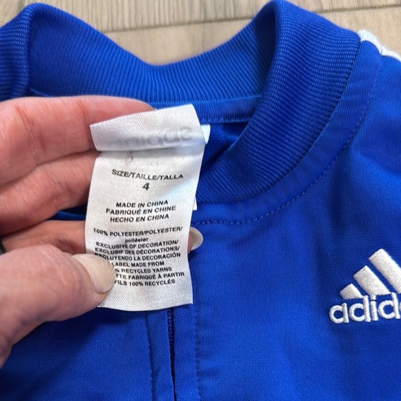 Adidas Blue Track Jacket - Picture 3 of 7